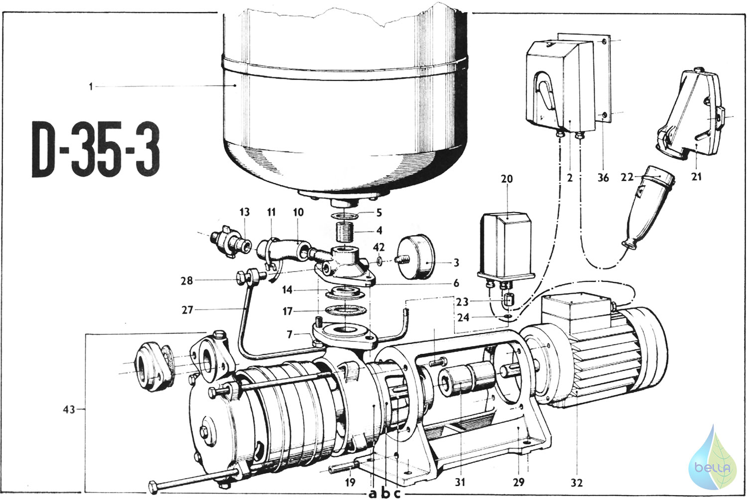 Spätný ventil D-35-3 doska