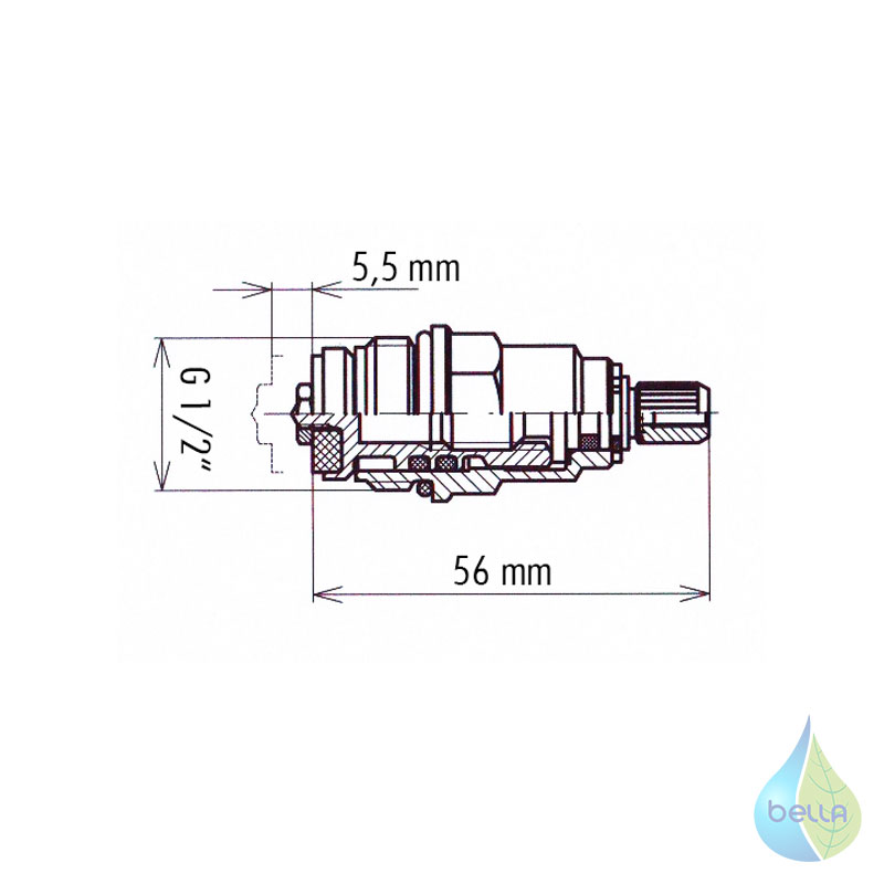Vršok T-14X 1/2"