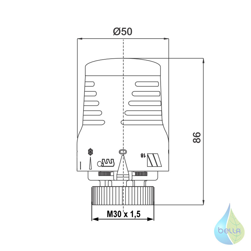 Termohlavica Watts 148A