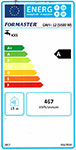 Prietokový ohrievač DAFI 5,5 kW sprchový chróm - energetický štítok